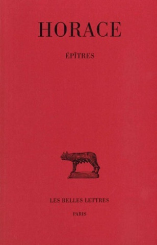 Buch Horace, Epitres Francois Villeneuve