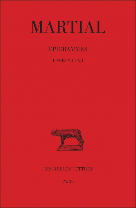 Book Martial, Epigrammes: Tome II, 1re Partie: Livres VIII-XII. H. J. Izaac