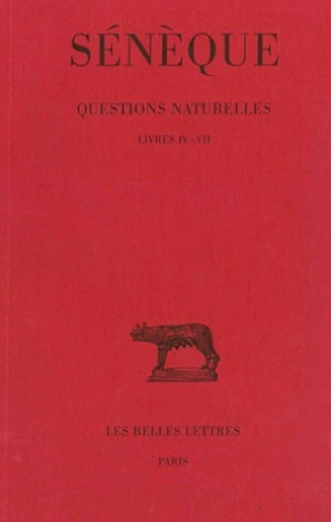 Książka Seneque, Questions Naturelles: Tome II: Livres IV - VII. P. Oltramare