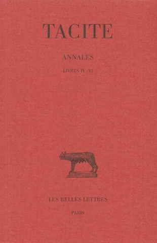 Carte Tacite, Annales: Livres IV-VI Pierre Wuilleumier