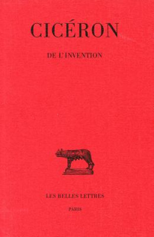 Книга Ciceron, de L'Invention Marcus Tullius Cicero