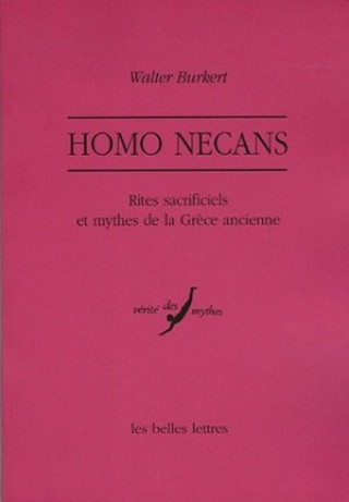 Kniha Homo Necans Walter Burkert