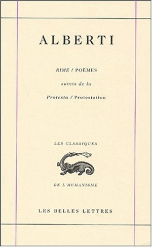 Könyv Rime / Poemes: Suivis de La Protesta / Protestation. Leon Battista Alberti