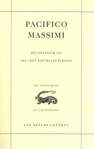 Książka Les Cent Nouvelles Elegies. Hecatelegium (II) Juliette Desjardins Daude