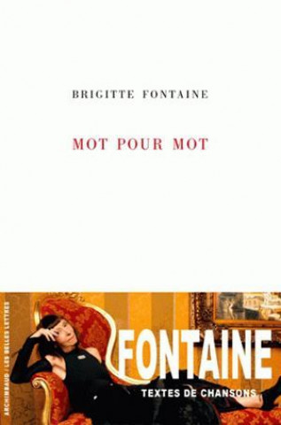 Книга Mot Pour Mot Brigitte Fontaine