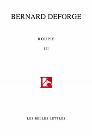 Kniha Roupie III Bernard Deforge