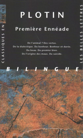 Kniha Plotin, Premiere Enneade Jerome Laurent