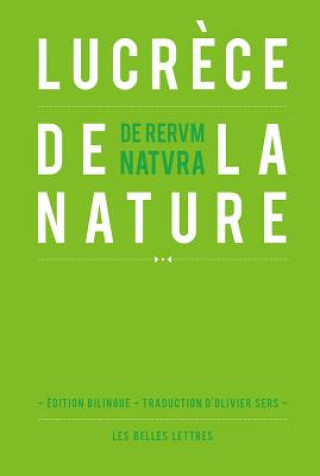 Könyv Lucrece: de La Nature Titus Lucretius Carus