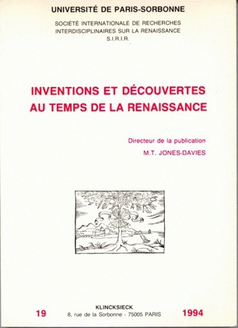 Carte Inventions Et Decouvertes Au Temps de La Renaissance Michele Noailly