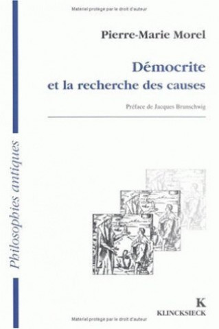 Kniha Democrite Et La Recherche Des Causes Pierre-Marie Morel