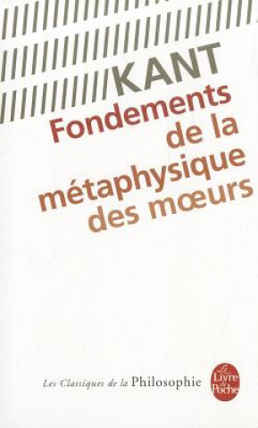 Książka Fondements de la metaphysique des moeurs E. Kant