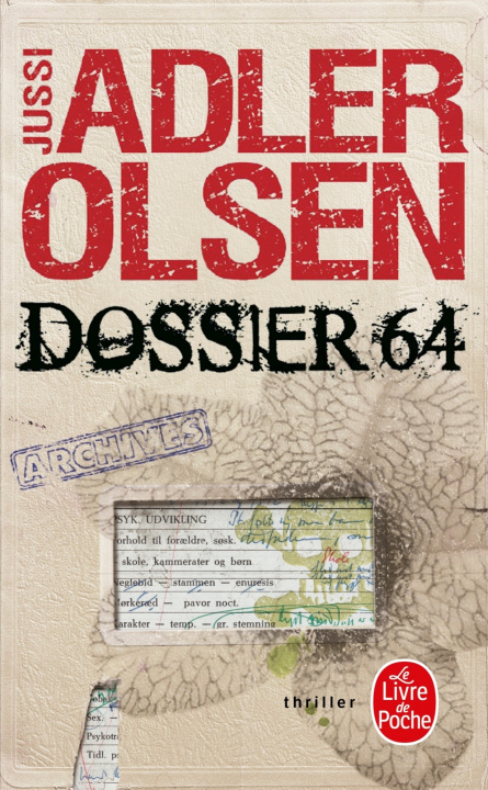 Carte Dossier 64 Jussi Adler-Olsen