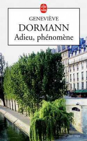 Livre Adieu Phenomene G. Dormann