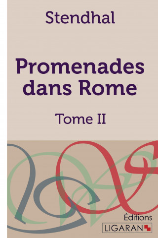 Carte Promenades dans Rome Stendhal