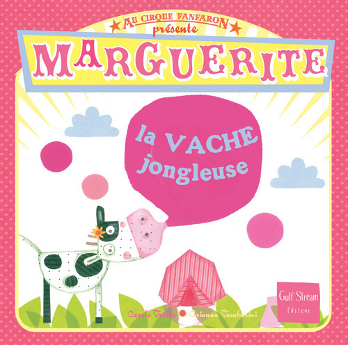 Carte Marguerite La Vache Jongleuse Trebor Carole