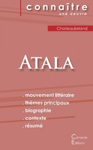 Carte Fiche de lecture Atala de Chateaubriand (Analyse litteraire de reference et resume complet) François René de Chateaubriand