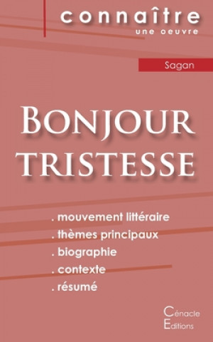 Könyv Fiche de lecture Bonjour tristesse de Francoise Sagan (Analyse litteraire de reference et resume complet) Françoise Sagan