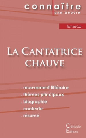 Kniha Fiche de lecture La Cantatrice chauve de Eugene Ionesco (Analyse litteraire de reference et resume complet) Eug?ne Ionesco