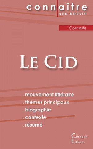 Kniha Fiche de lecture Le Cid de Corneille (Analyse litteraire de reference et resume complet) Pierre Corneille