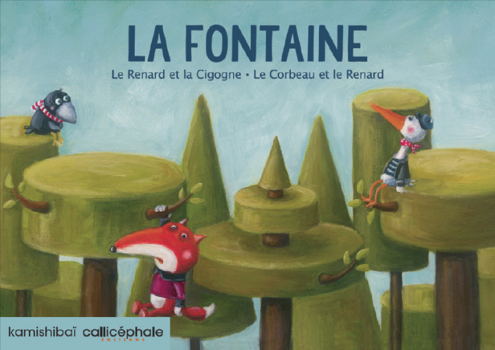 Carte Fables de La Fontaine: Le Corbeau Et Le Renard. La Cigogne Et Le Renard(les) La Fontaine