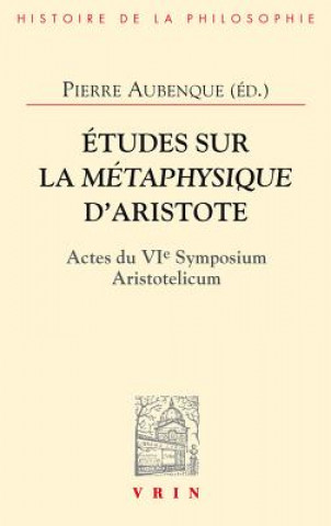 Kniha Etudes Sur La Metaphysique D'Aristote Enrico Berti