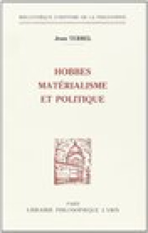 Kniha Hobbes: Materialisme Et Politique Jean Terrel