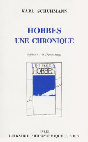 Knjiga Hobbes Une Chronique Karl Schuhmann