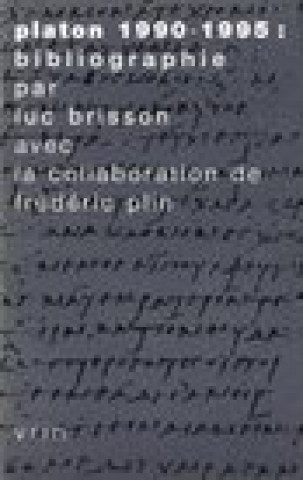 Kniha Platon 1990-1995: Bibliographie Luc Brisson