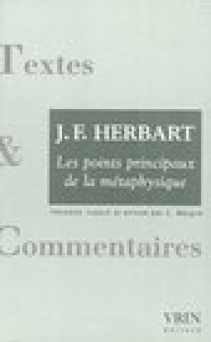 Книга Les Points Principaux de La Metaphysique Johann Friedrich Herbart