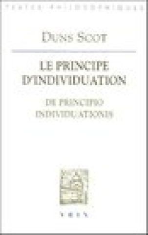 Kniha Jean Duns Scot: Le Principe D'Individuation Vrin