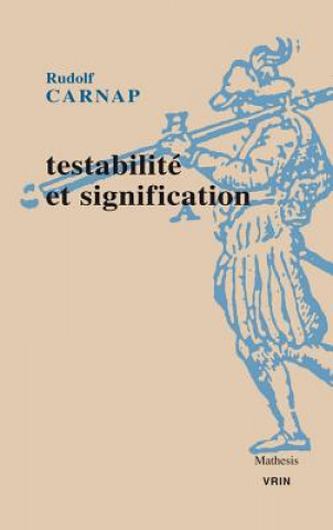 Buch Testabilite Et Signification Rudolf Carnap