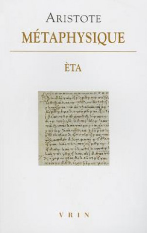 Carte Aristote, Metaphysique Eta Pierre-Marie Morel