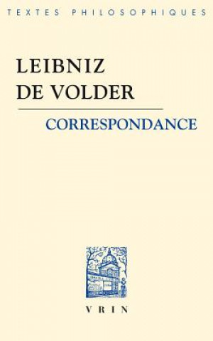 Kniha Correspondance Burcher De Volder