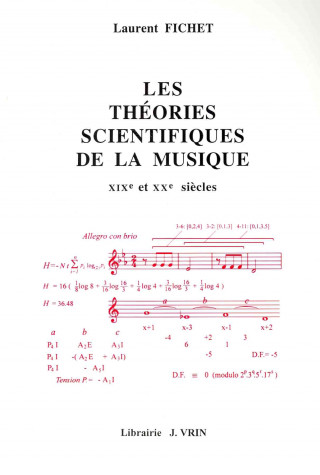 Könyv Les Theories Scientifiques de La Musique: Xixe Et Xxe Siecles Laurent Fichet