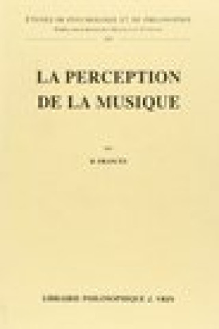 Kniha La Perception de La Musique Robert Frances