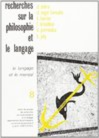 Kniha Recherches Sur La Philosophie Et Le Langage VIII Le Langage Et Le Mental 