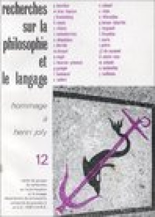 Book Recherches Sur La Philosophie Et Le Langage XII Hommage a Henry Joly P. Bourdieu