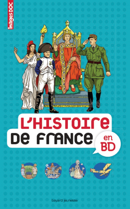 Könyv L'histoire de France en BD Sophie Crépon