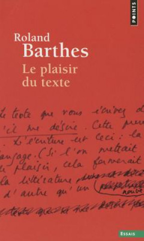Книга Plaisir Du Texte (Le) Roland Barthes