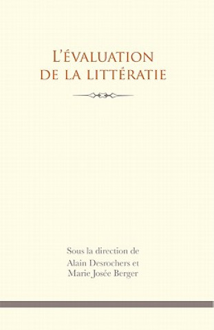 Книга L' Evaluation de La Litteratie Marie Josee Berger