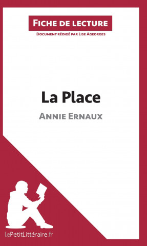 Book La Place de Annie Ernaux Lise Ageorges