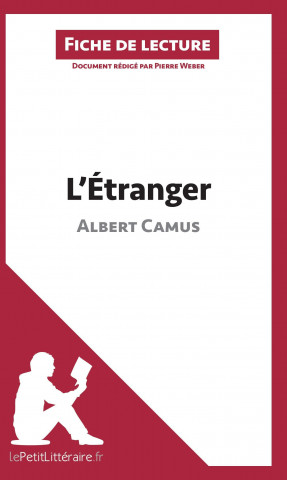 Carte L'etranger d'Albert Camus Pierre Weber