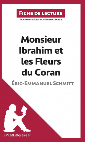 Book Monsieur Ibrahim et les fleurs du coran d'Eric Emmanuel Schmitt Fabienne Durcy