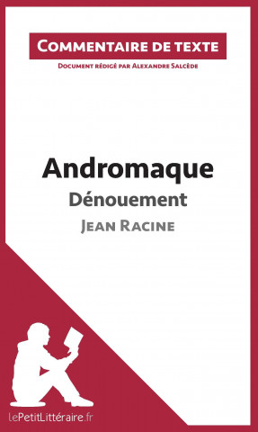 Knjiga Andromaque de Racine - Dénouement Alexandre Salc?de