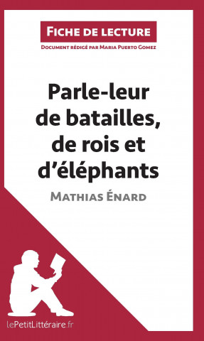 Carte Parle-leur de batailles, de rois et d'éléphants de Mathias Énard (Fiche de lecture) Maria Puerto Gomez