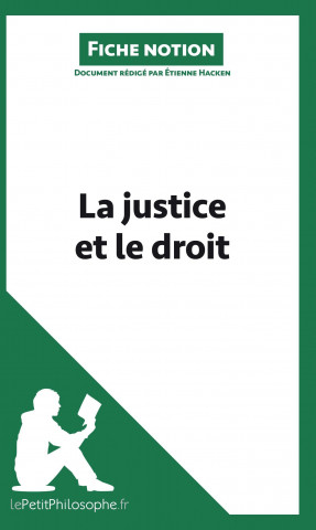 Buch justice et le droit (Fiche notion) Etienne Hacken