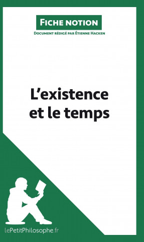 Carte L'existence et le temps (Fiche notion) Etienne Hacken