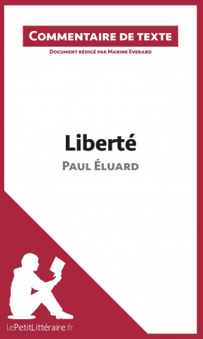 Könyv Liberté de Paul Éluard Marine Everard