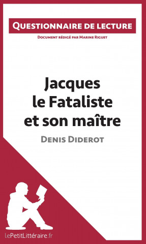 Kniha Jacques le Fataliste et son maître de Denis Diderot Marine Riguet