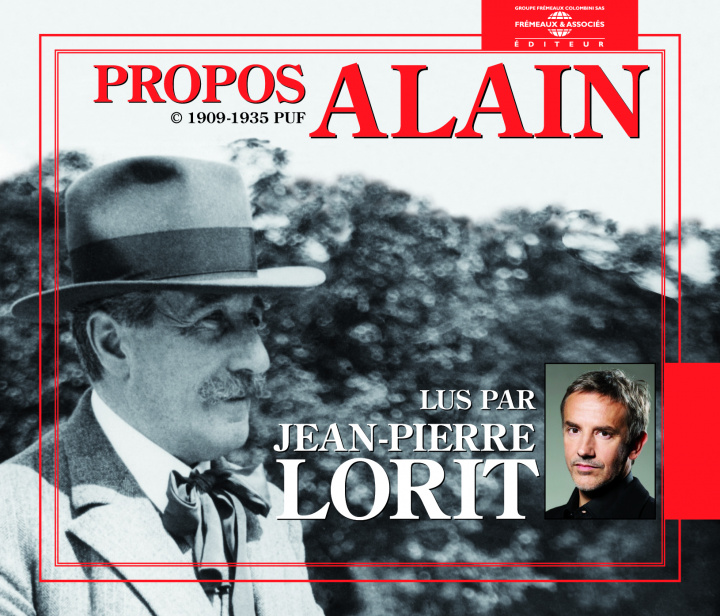 Audio Propos Lu Par Jean Pierre Lorit (Les) Alain